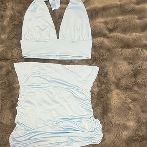 SHEIN Sky Blue Bikini